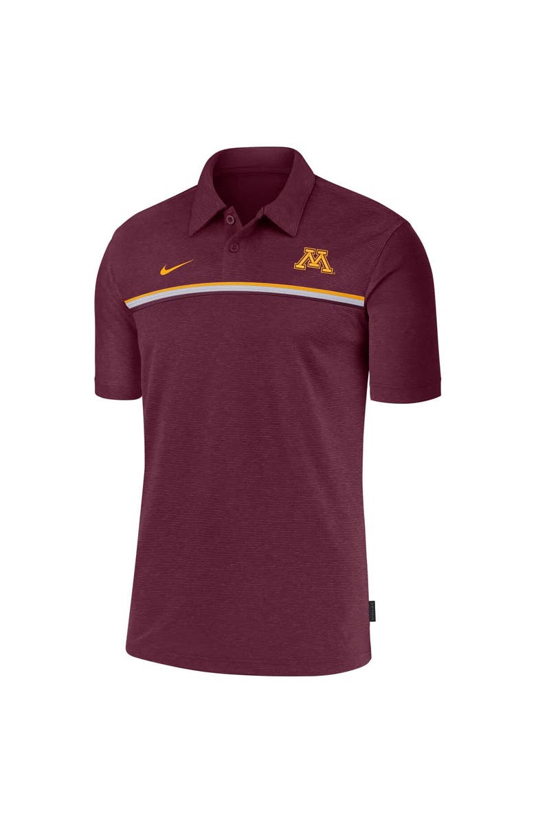 Nike Men's Nike Maroon Minnesota Golden Gophers 2020 Early Season Coaches Performance Polo, Alternate, color,