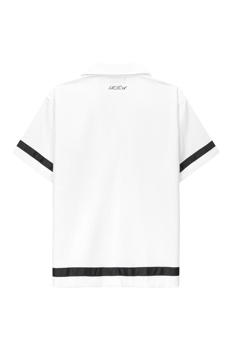 Nathan Poppy Graphic Oversized Button-Up Camp Shirt, Alternate, color, WHITE POPPY