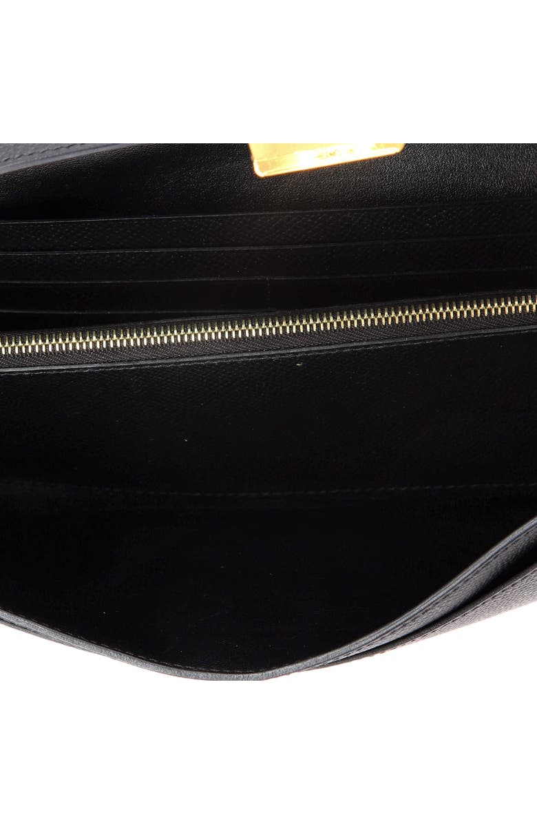 Pre-Owned Hermes Constance To Go Wallet Epsom, Alternate, color, Noir