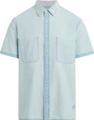 Joe's Reverse Chambray Camp Shirt