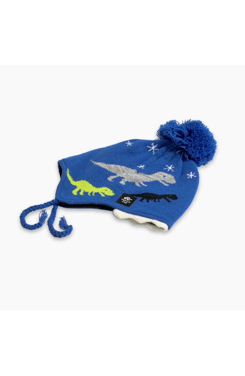 Turtle Fur Toddler Chomp Chomp Winter Hat, Alternate, color, Royal