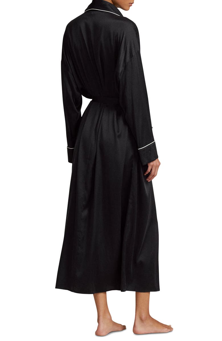 Polo Ralph Lauren Stretch Silk Robe, Alternate, color,