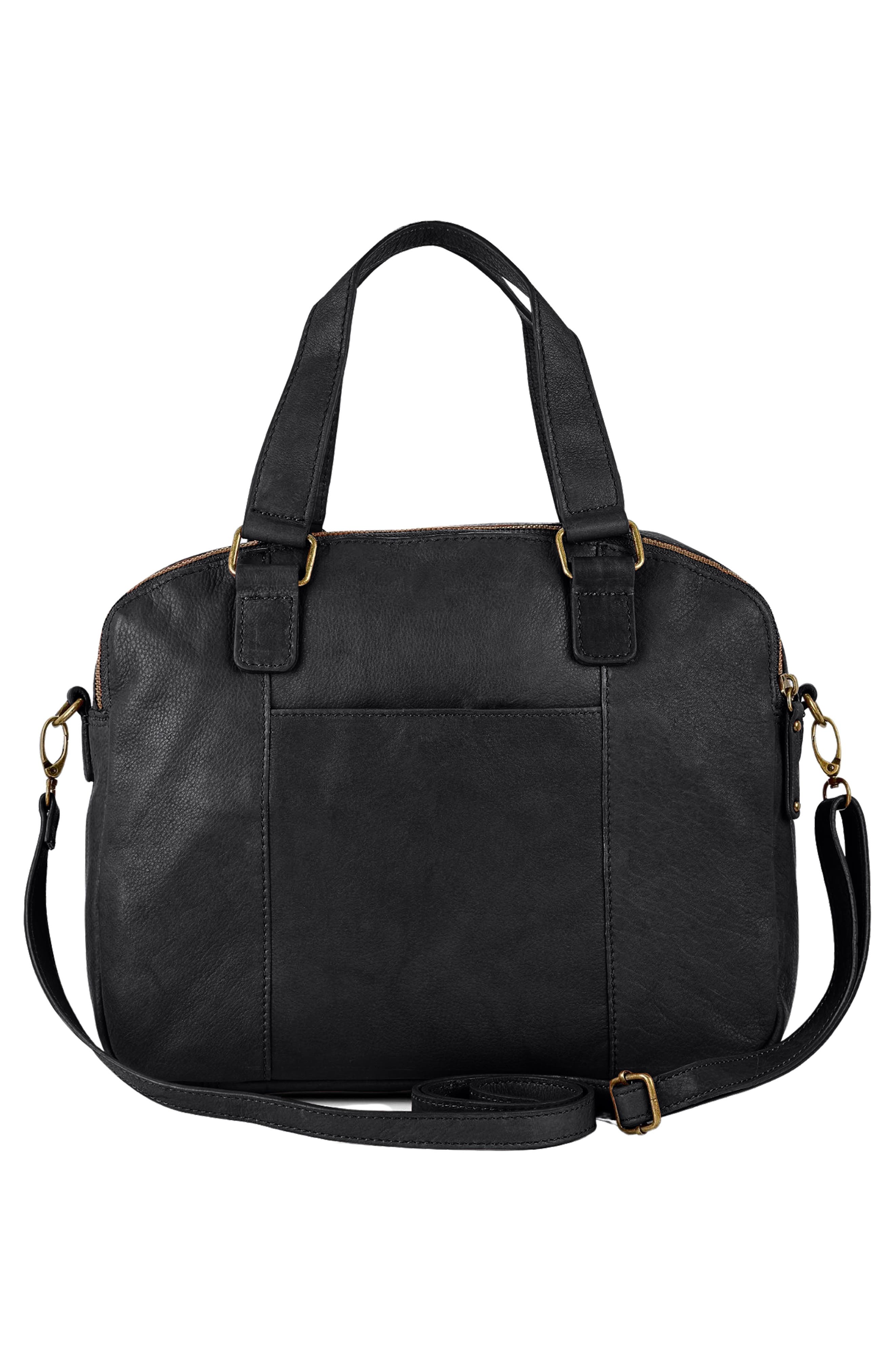 Børn Large Organizer Satchel Bag, Alternate, color, Black