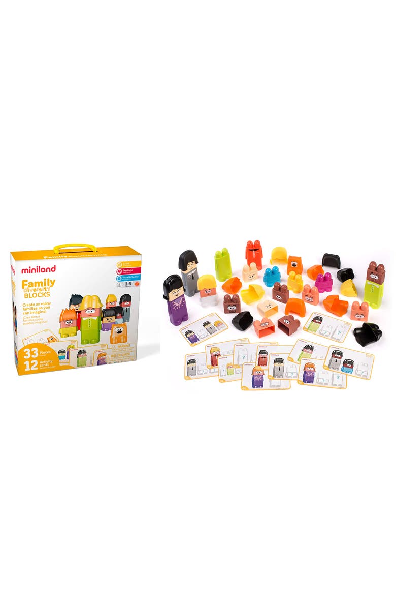 Miniland Family Diversity Blocks, Main, color, Multi