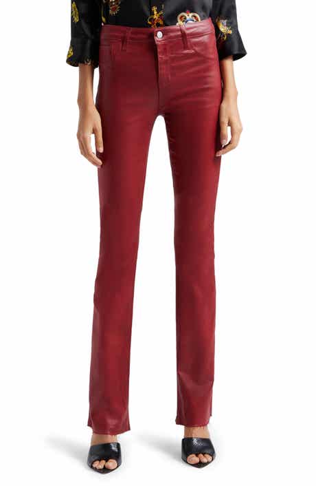 L'AGENCE Ruth High Waist Straight Leg Pants