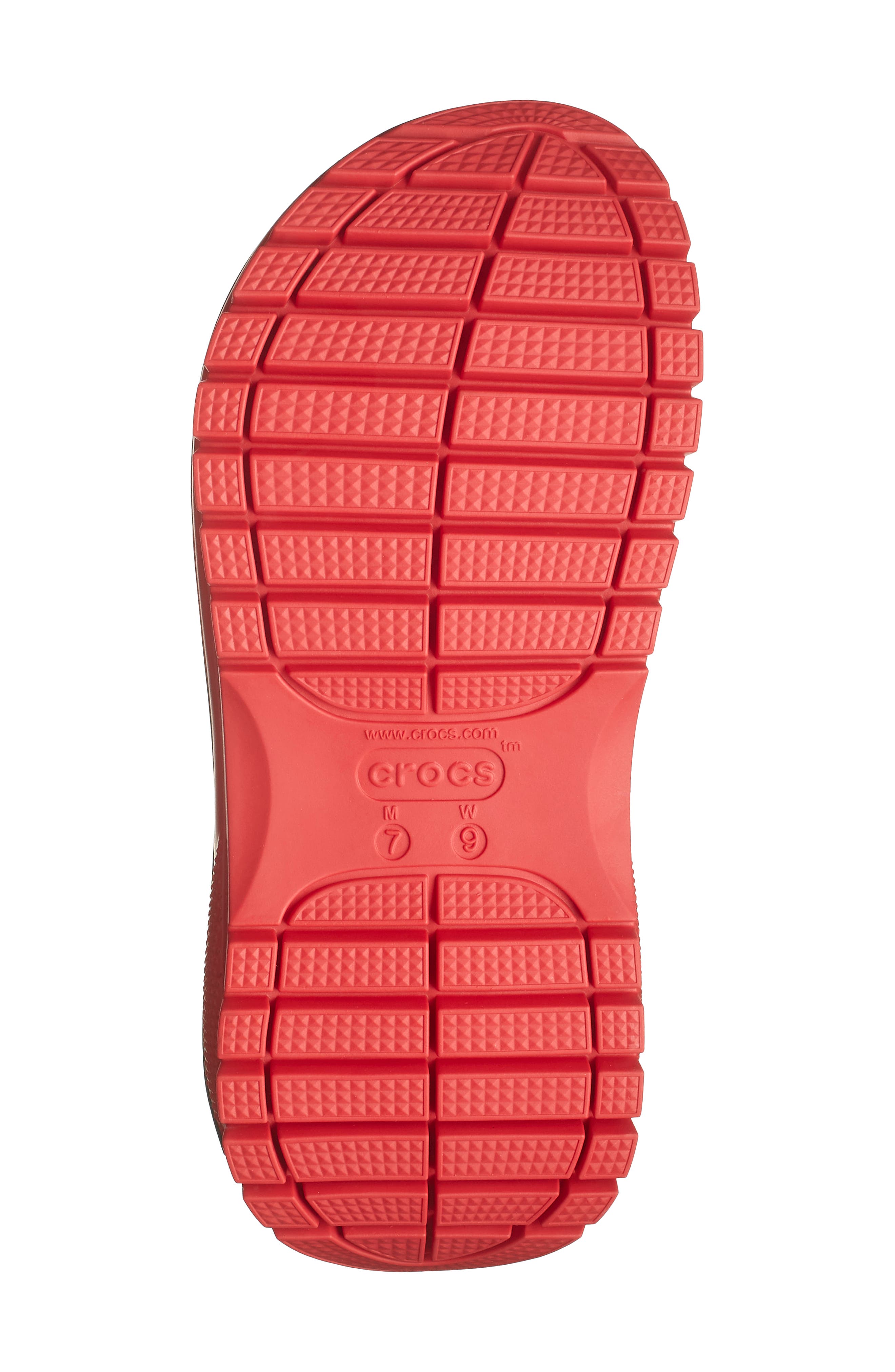 CROCS Mega Crush Clog, Alternate, color, Black/ Varsity Red