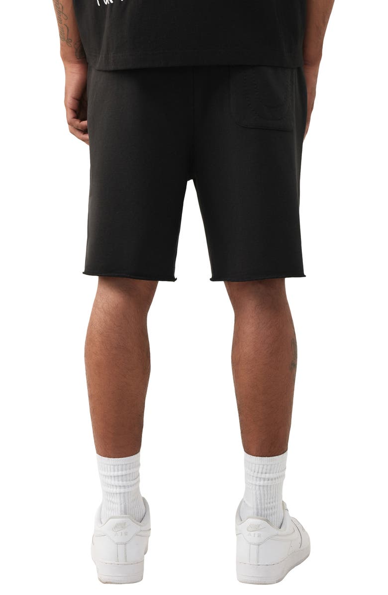 True Religion Concert Logo Loose Terry Shorts, Alternate, color,