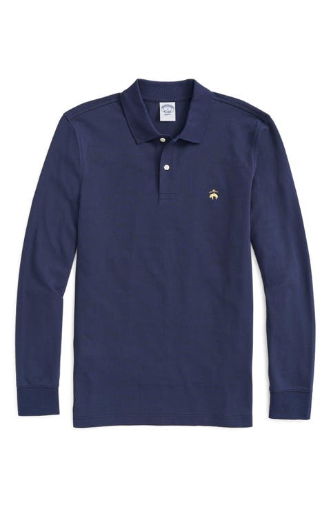 Long Sleeve Piqué Polo