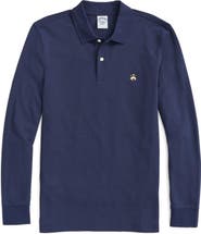 Brooks Brothers Long Sleeve Piqué Polo