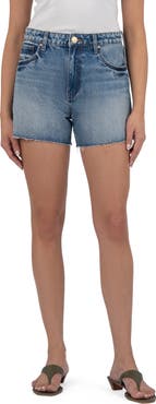 KUT from the Kloth Taylor High Waist Denim Shorts
