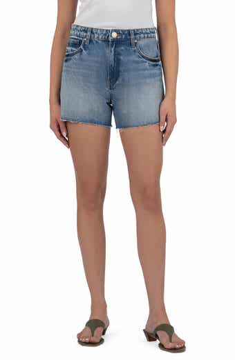 KUT from the Kloth Taylor High Waist Denim Shorts