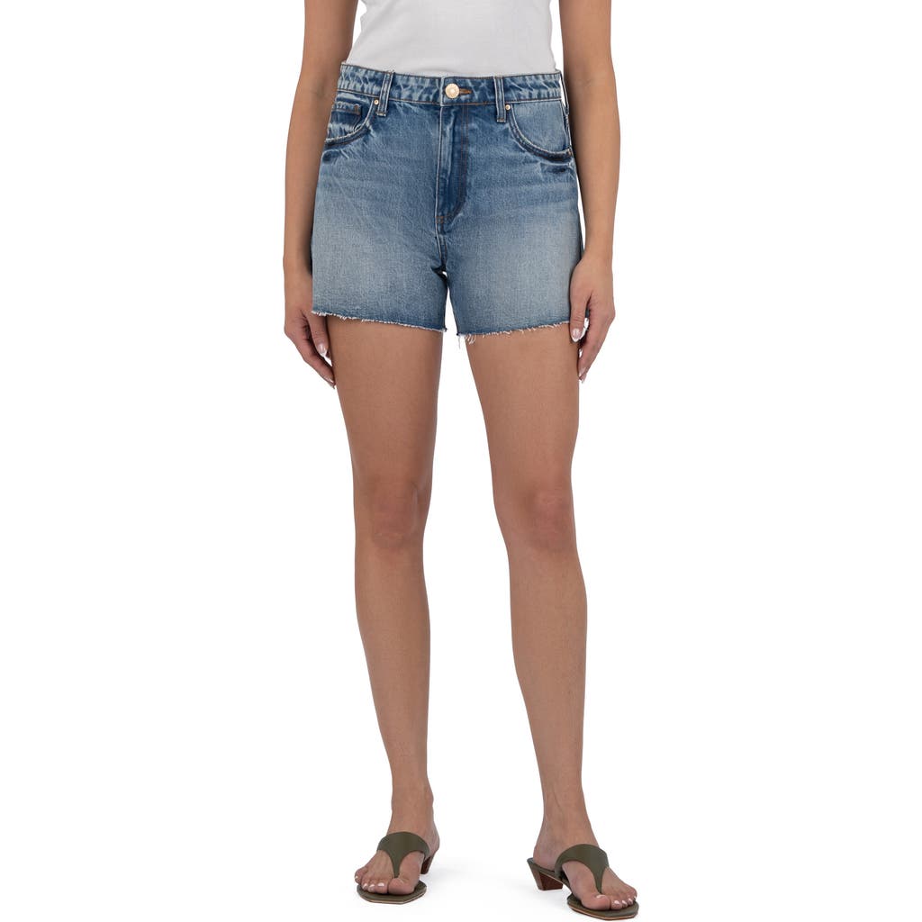 Kut From The Kloth Jane High Rise Shorts In Distinguished Wash In Freedom