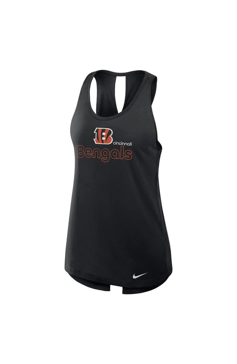 Nike Women's Nike Black Cincinnati Bengals  Crossback Performance Tank Top, Alternate, color, Black