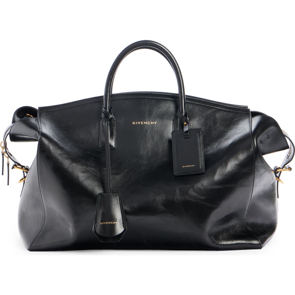 Givenchy Leather Travel Bag In Black