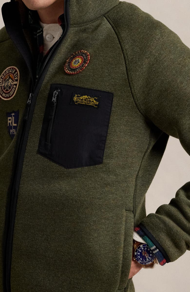 Polo Ralph Lauren Bonded Fleece Jacket, Alternate, color, 