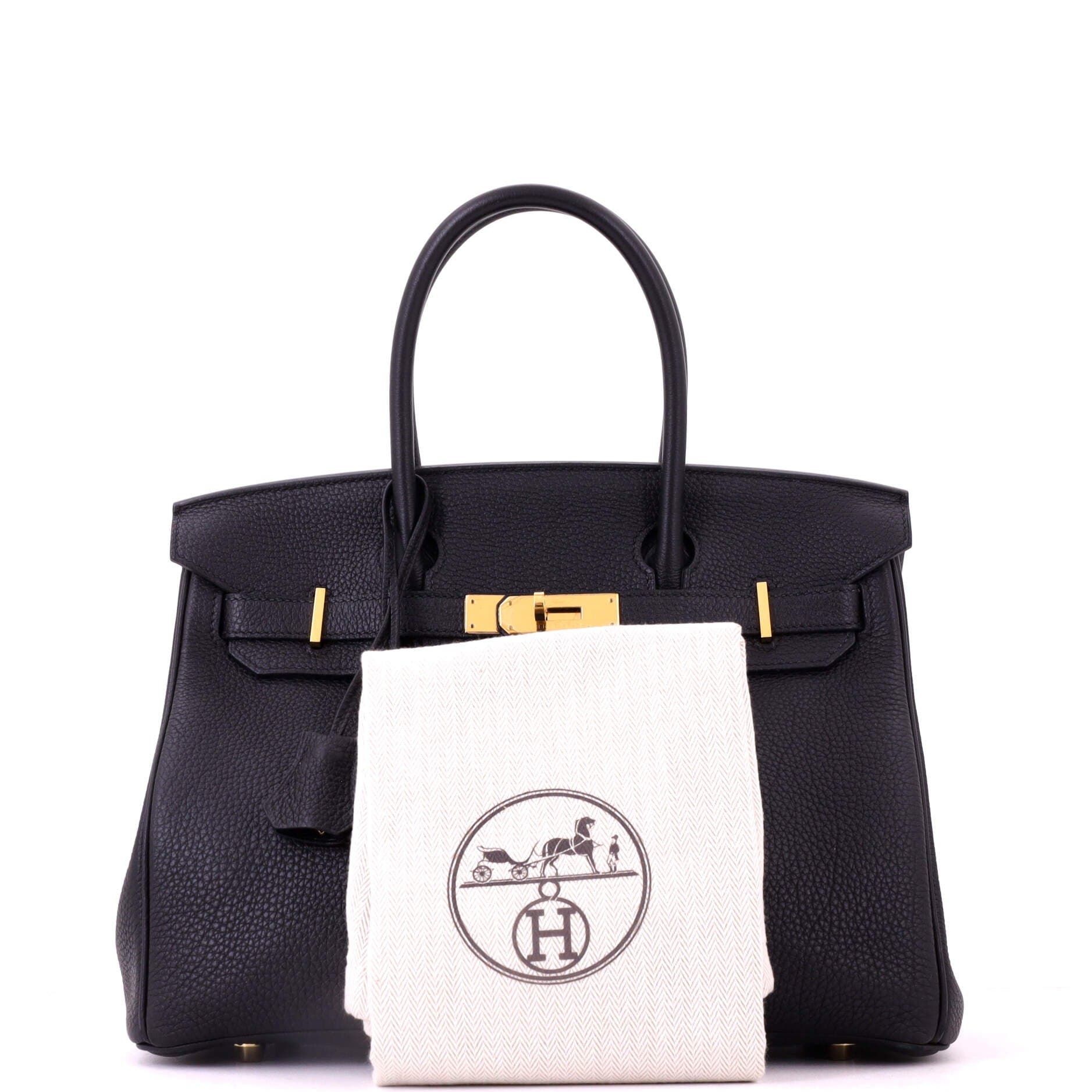 Birkin Handbag Black Togo with Gold Hardware 30, Alternate, color, Black