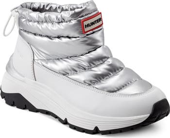 ★HUNTER★ WOMEN Shearling Insulated Short Snow Boots White 61KHK2KIcmL.jpg