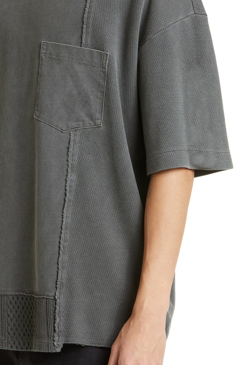 John Elliott Reconstructed Oversize Pocket T-Shirt, Alternate, color, 