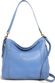 AMERICAN LEATHER CO. Austin Convertible Leather Shoulder Bag