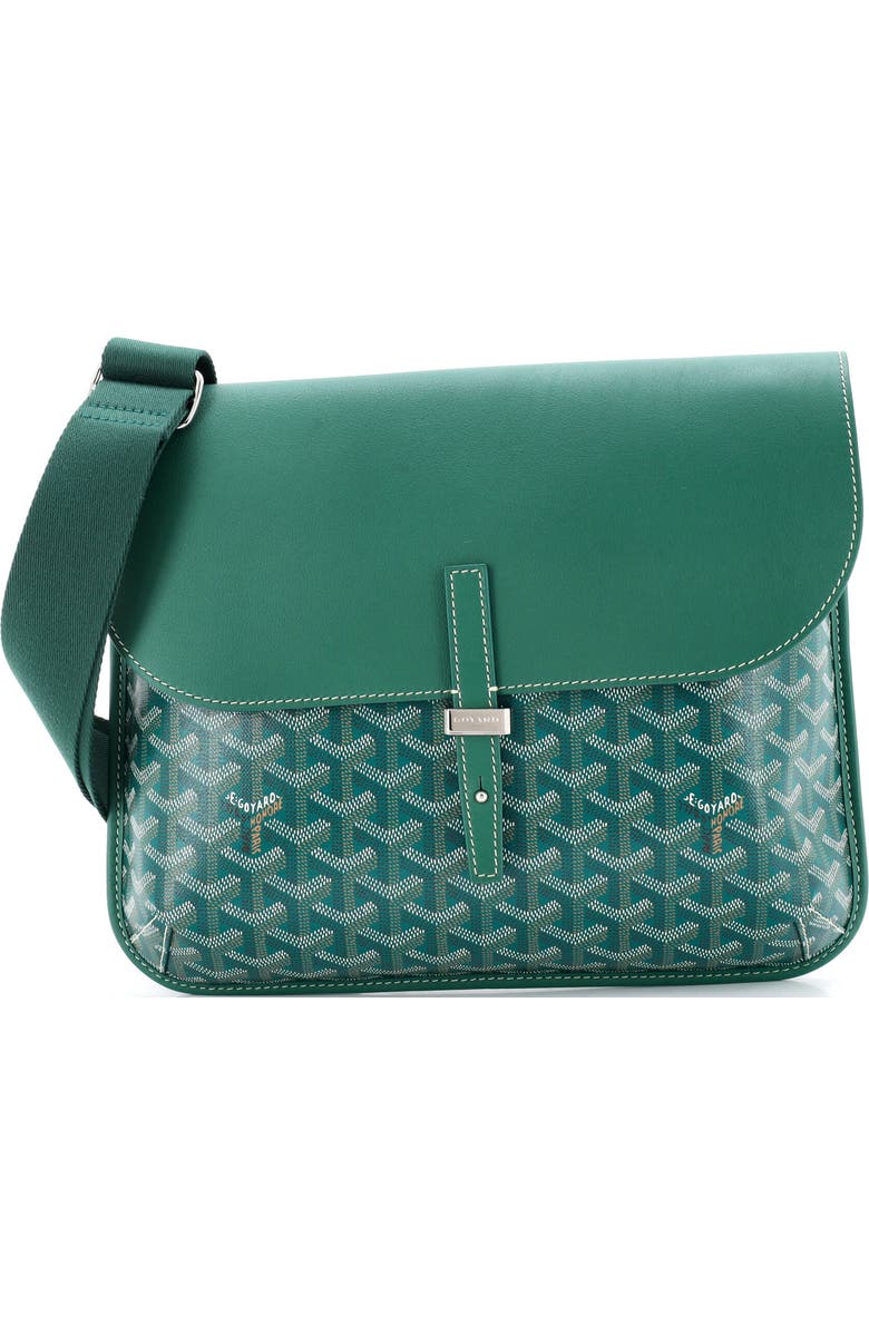 81036096 Coursier Messenger Bag Coated Canvas and Leather, Main, color,