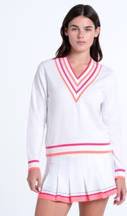 Lucky in Love Victory V-Neck Sweater