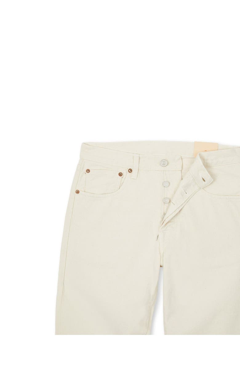 Fortela 966 John Japan Selvedge 5-Pocket Ecrù Denim, Alternate, color, Off White