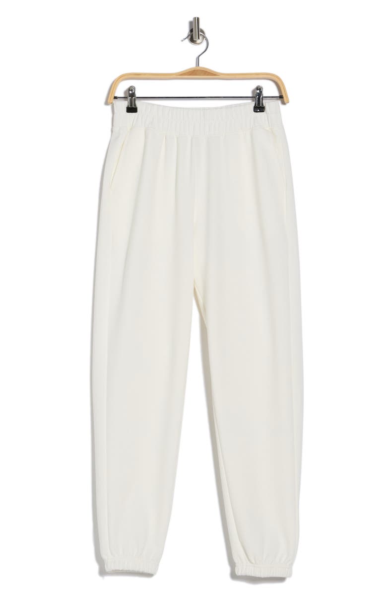 YOGALICIOUS Taylor Scuba Knit Joggers, Main, color, White Dove