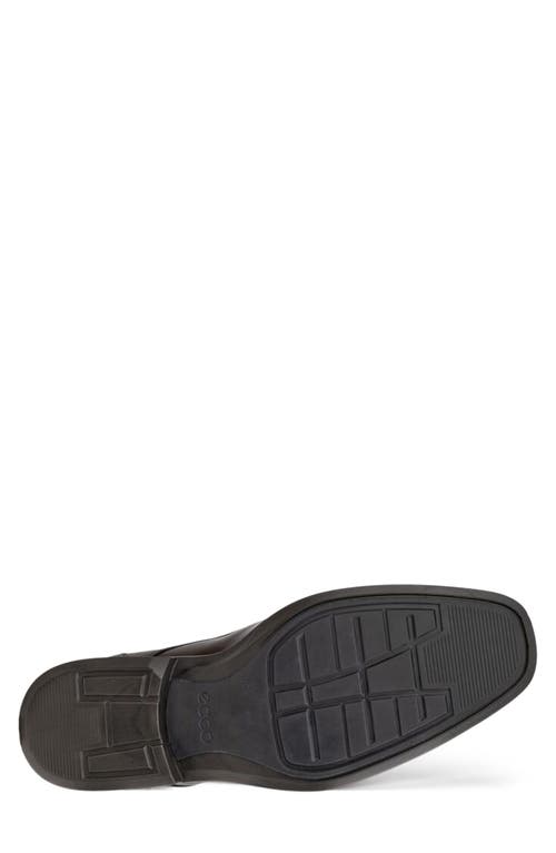 Ecco Maitland Plain Toe Leather Derby In Cocoa Brown