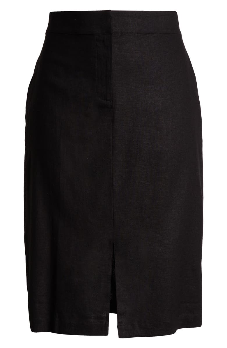 Universal Standard Wooster Linen Blend Pencil Skirt, Alternate, color, 