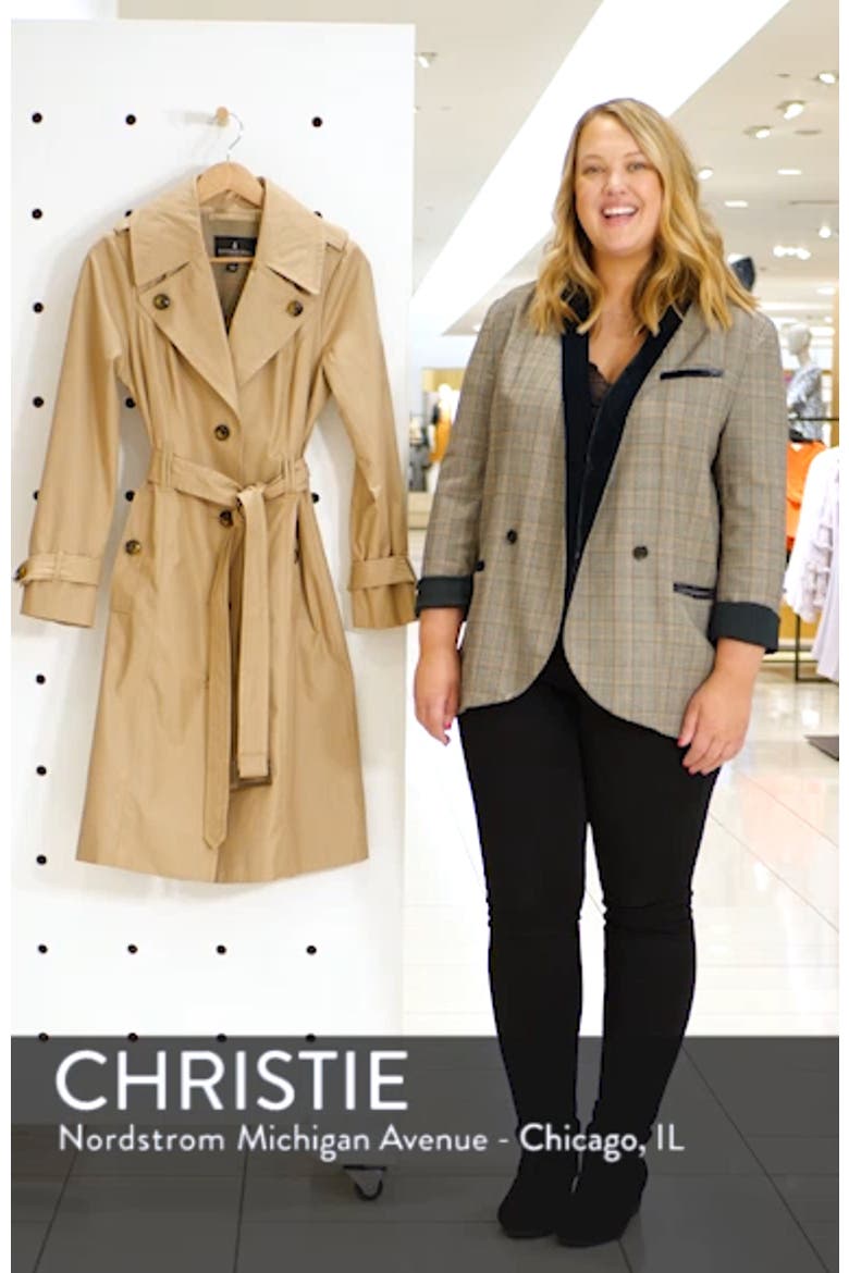 Water Repellent Trench Coat video