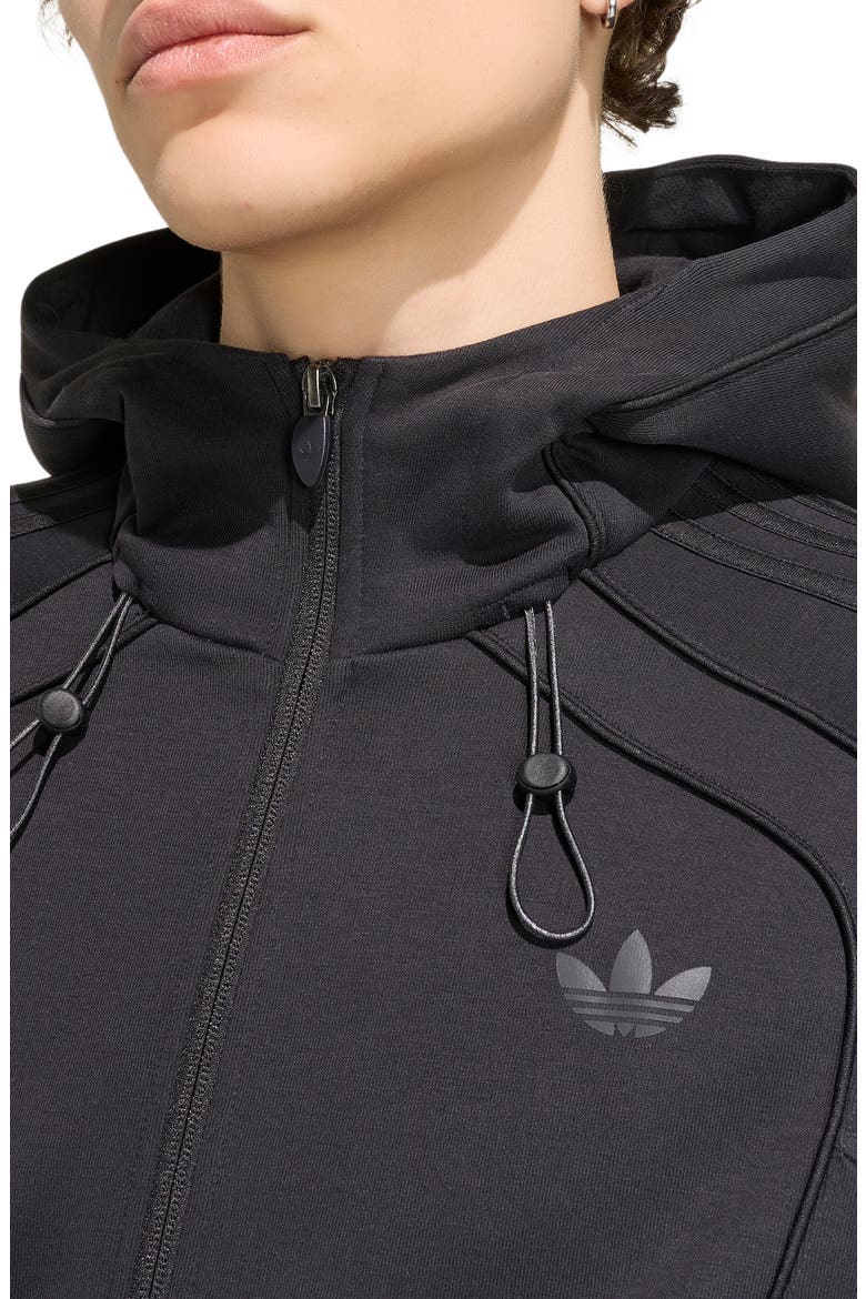 Full Zip Hoodie, Alternate, color, BLACK