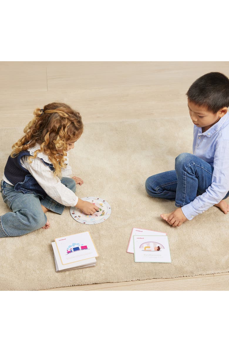 Miniland Spin & Chill - Yoga & Relaxation Activity for Ages 2 - 7 Years, Alternate, color, Blue Multi