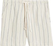 ALEX CRANE Bo Linen Drawstring Shorts