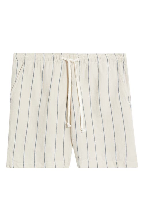 Alex Crane Bo Linen Drawstring Shorts In Rio