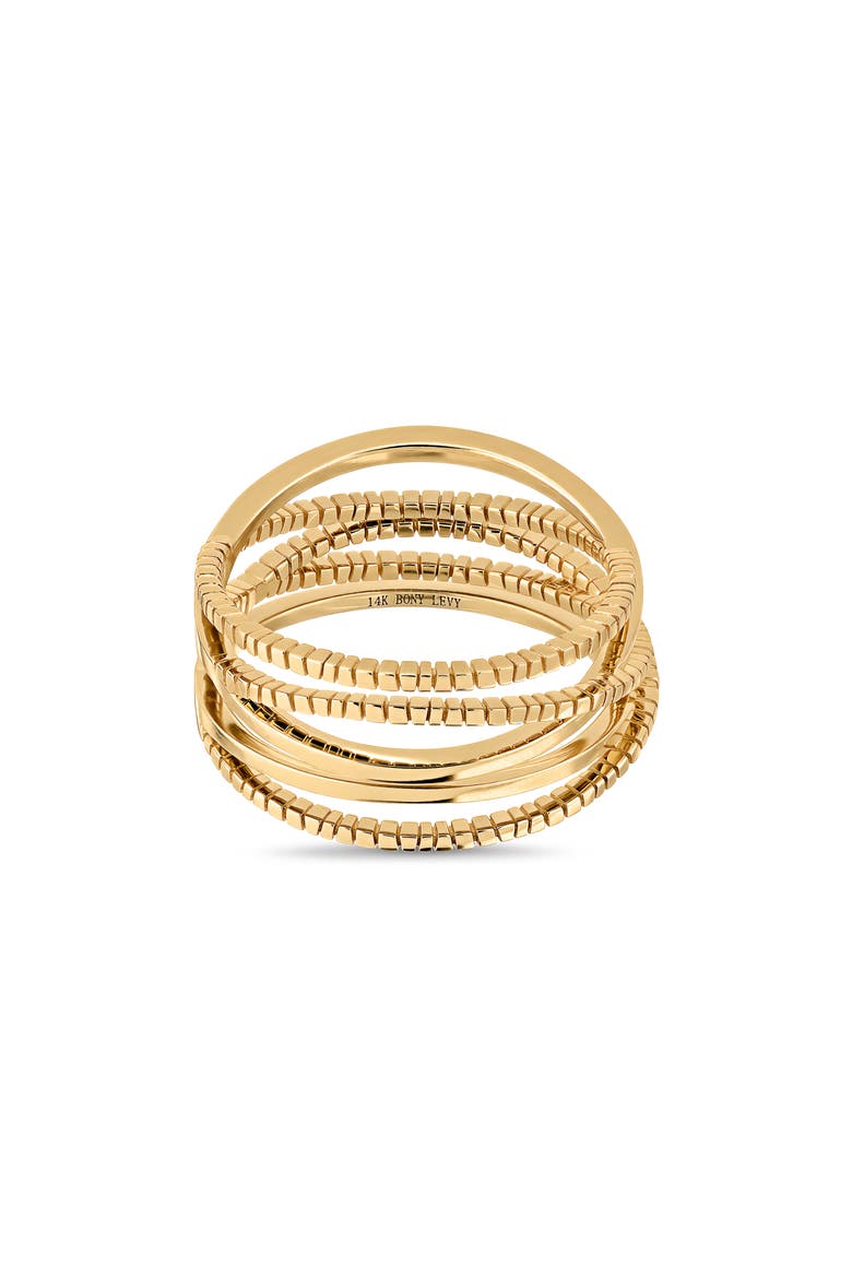 14K Gold Wide Ring (Online Trunk Show), Alternate, color, 14K YELLOW GOLD