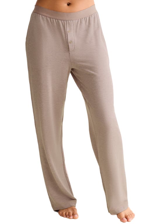 Fleur'T Boyfriend Pajama Pants in Oak 