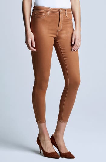 L'AGENCE Margot Skinny High hot Rise Cappuccino Coated 28