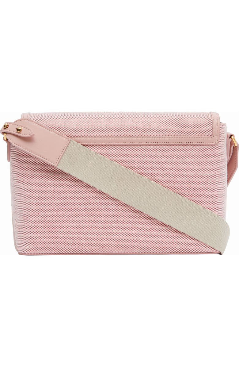 Burberry Medium Note Horseferry Print Canvas & Leather Crossbody Bag, Alternate, color,