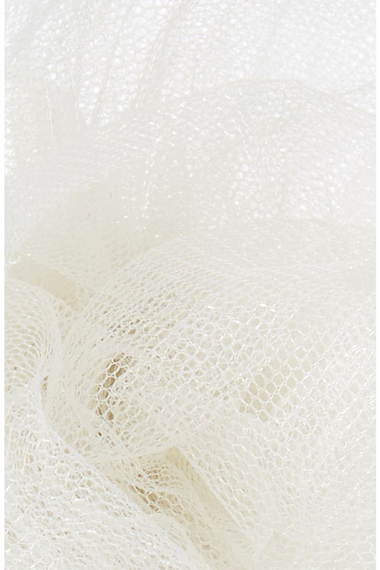 Glitter Mesh Flower Headband, Alternate, color, CHAMPAGNE