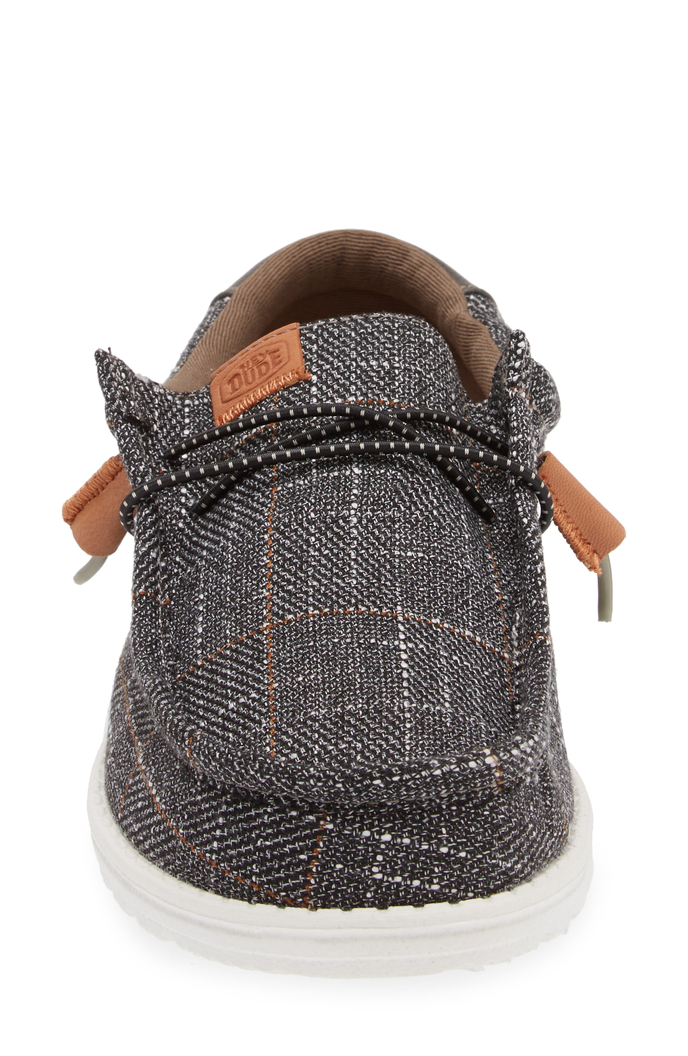 Hey Dude Wally Plaid Slip-On, Alternate, color, Grey