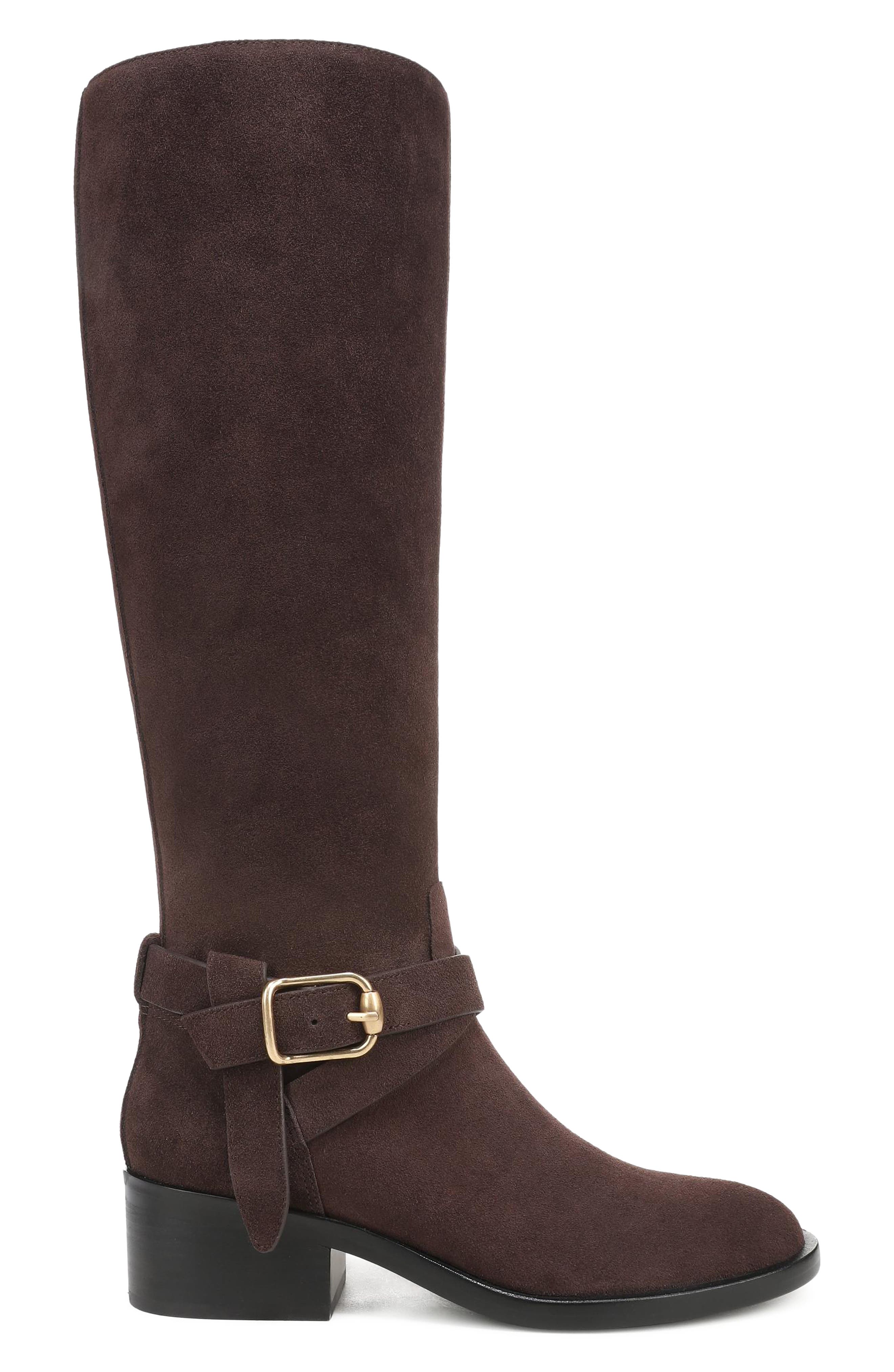Samara Leather Tall Boot, Alternate, color, BROWN CHICORY