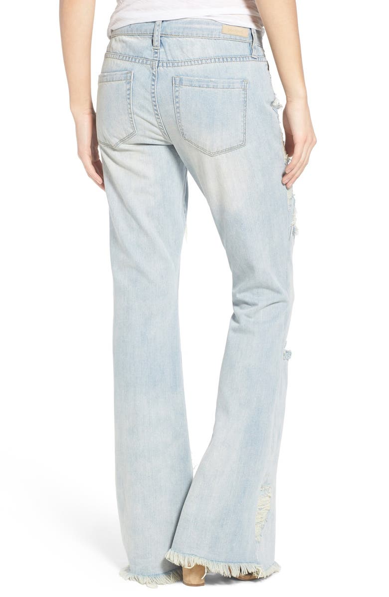 BLANKNYC Rip & Repair Flare Jeans, Alternate, color, 