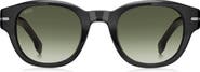 BOSS 48mm Gradient Small Rectangular Sunglasses