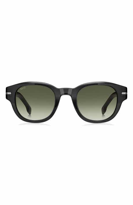 BOSS 48mm Gradient Small Rectangular Sunglasses