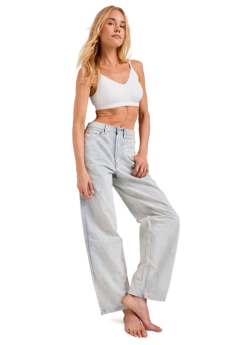Women's Seamfree Stretch Cami Strap Bralette, Alternate, color, White