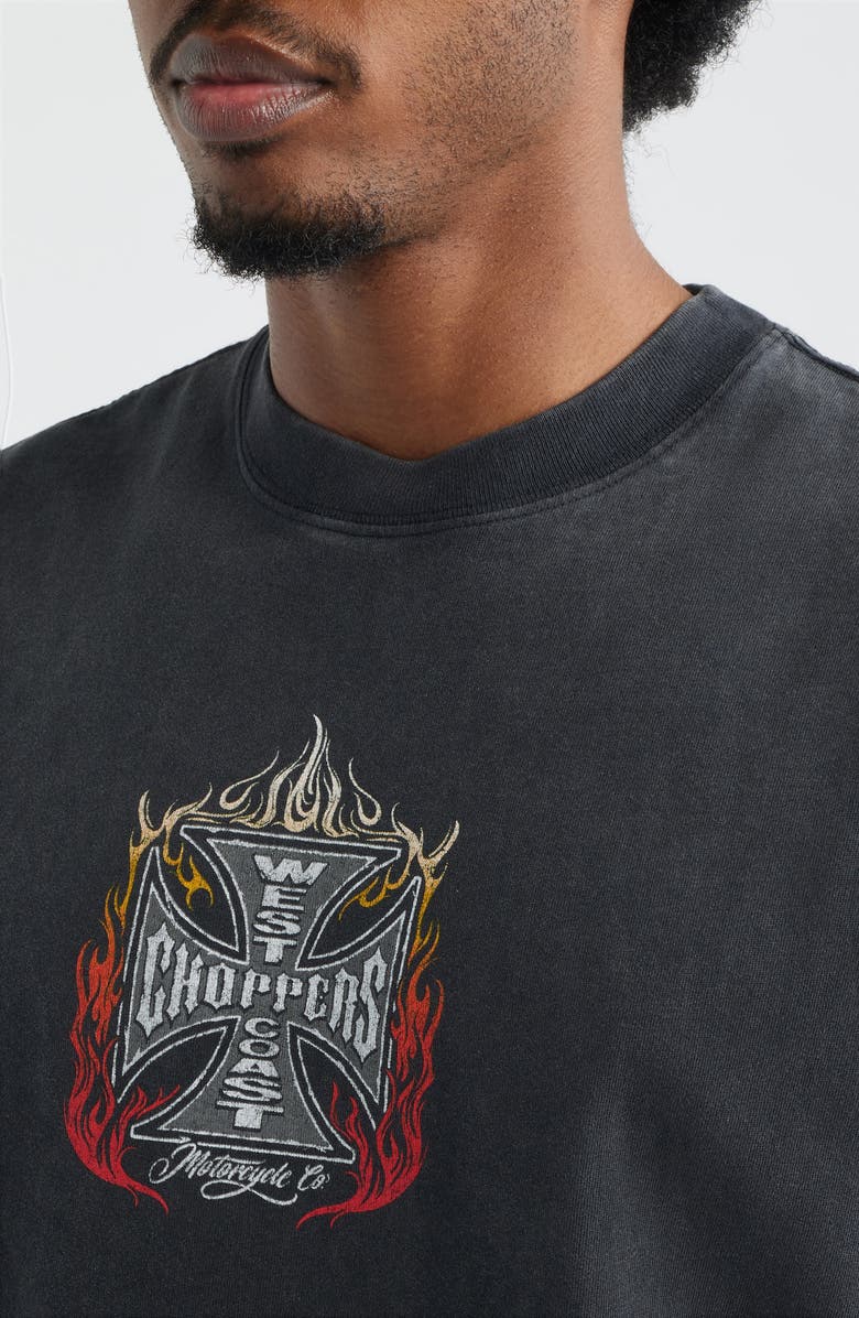 ID Supply Co West Coast Choppers Tank, Alternate, color, Washed Black