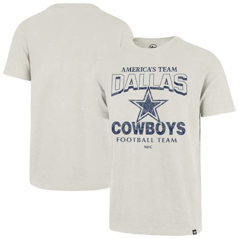 Men's '47  Natural Dallas Cowboys Head On Scrum Slub T-Shirt
