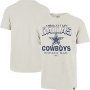 '47 Men's '47 Natural Dallas Cowboys Head On Scrum Slub T-Shirt