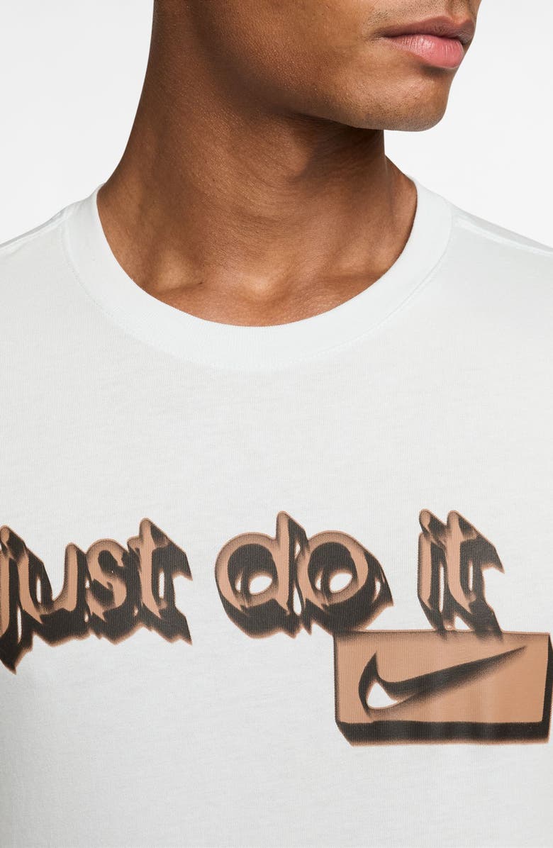 Nike Just Do It Graphic T-Shirt, Alternate, color, Off White