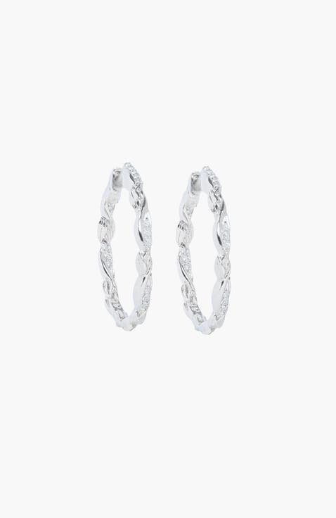 Sacred Vine Hoop Earring